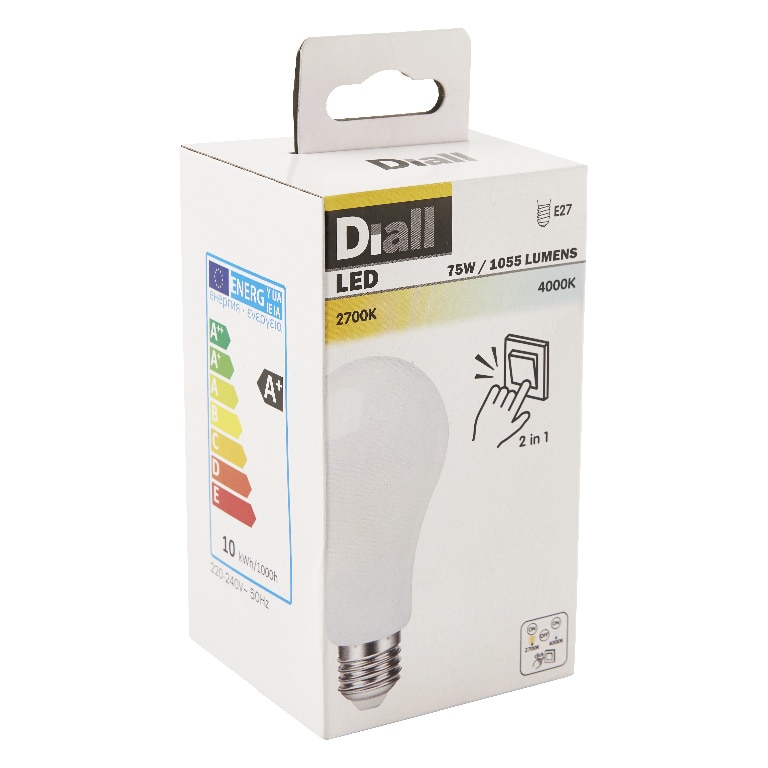 Bec LED DIALL, E27, 75W, 4700K