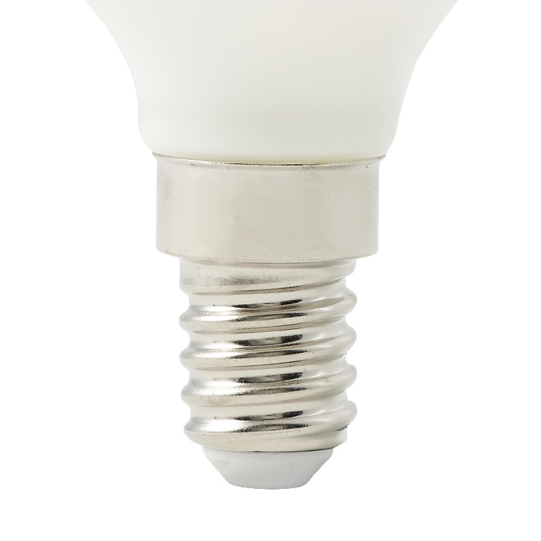 Bec LED, E14, 42W, 2700K, sticla alba, model mini-sfera • Diall