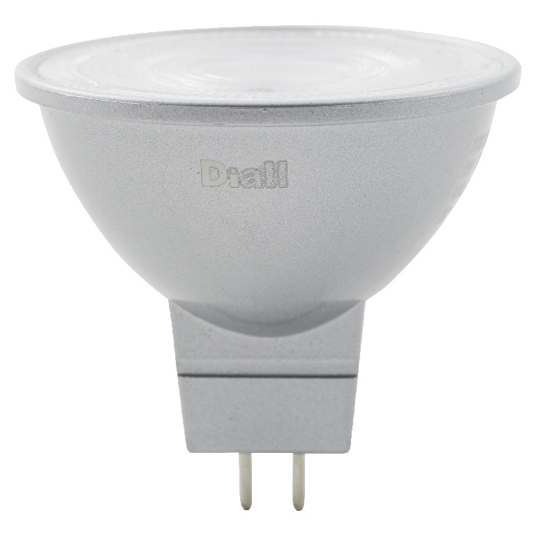Bec LED, GU5.3, reflector, 35 W, 2700 K, plastic • Diall