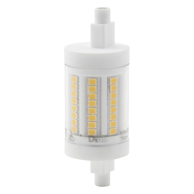 Bec LED, R7S, 75W, 3000K, plastic • Diall