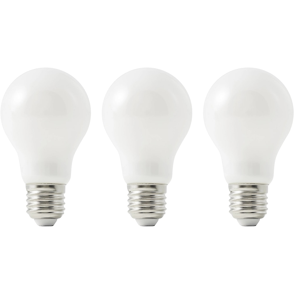Set 3 becuri LED DIALL, E27, 8W, 806lm, 2700K, lumina calda