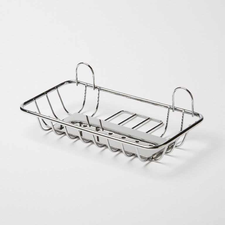 Raft sarma, argintiu, otel inoxidabil  GoodHome Koros