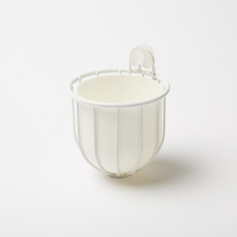 Suport perie WC alb, montare pe perete, GoodHome Koros