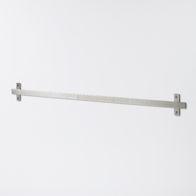 Sina pentru accesorii GOODHOME Amantea, 80 x 7 x 0.6 cm, otel inoxidabil, argintiu