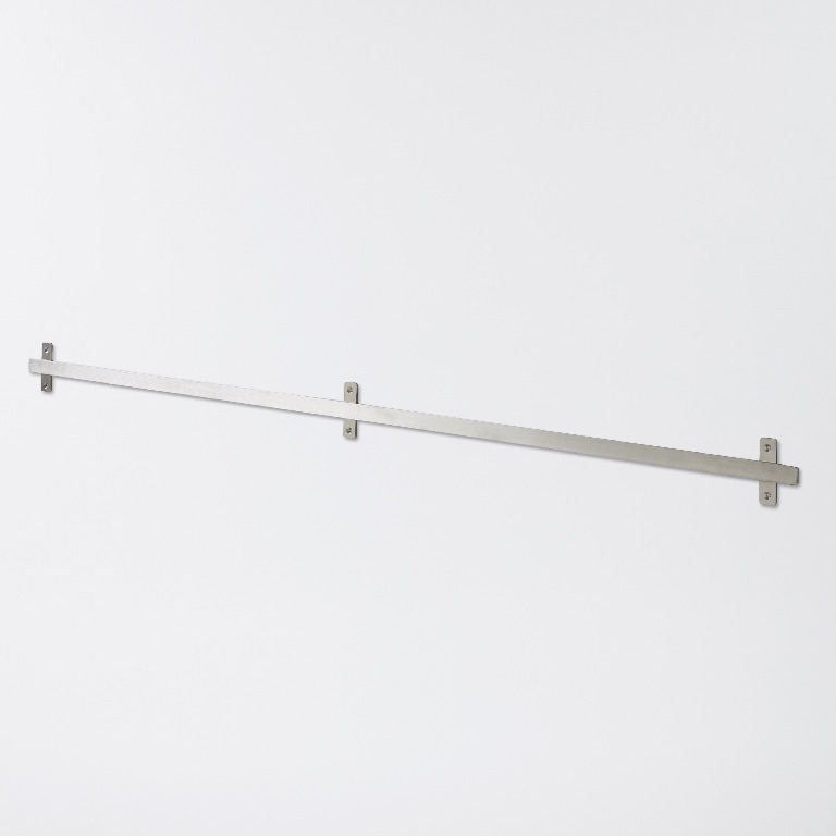 Sina pentru accesorii GOODHOME Amantea, 120 x 7 x 0.6 cm, otel inoxidabil, argintiu