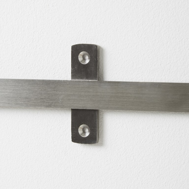 Sina pentru accesorii GOODHOME Amantea, 120 x 7 x 0.6 cm, otel inoxidabil, argintiu