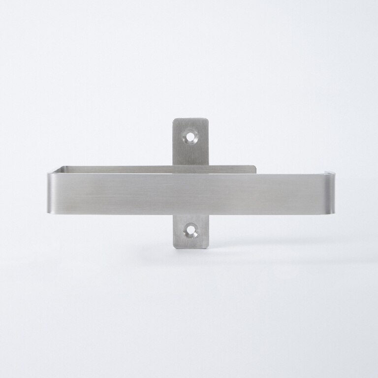 Suport hartie GOODHOME Amantea, 14 x 7 x 7 cm, otel inoxidabil, argintiu