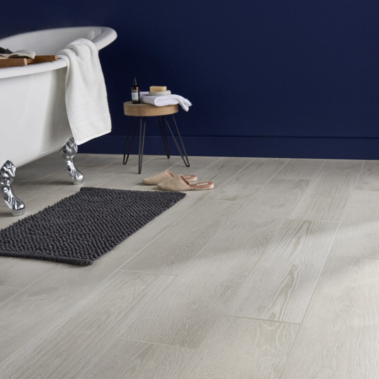 Gresie Interior, Alb, Portelanata, 20 x 80 cm, tip parchet, suprafata 1,28 mp  Colours Colours