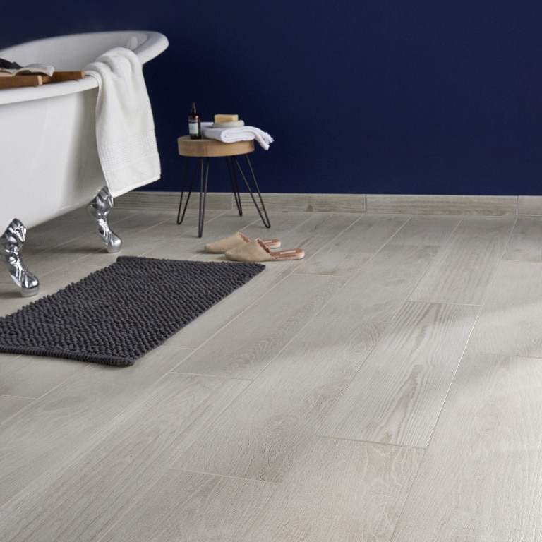 Gresie Interior, Alb, Portelanata, 20 x 80 cm, tip parchet, suprafata 1,28 mp  Colours Colours