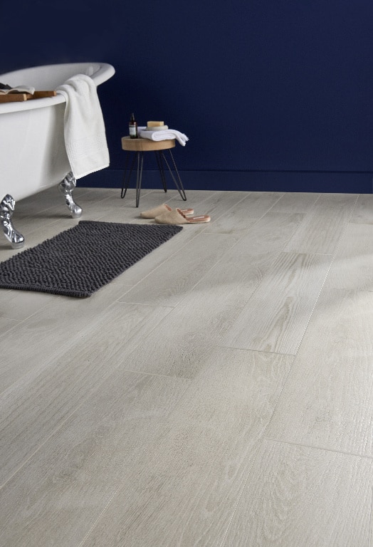 Gresie Interior, Alb, Portelanata, 20 x 80 cm, tip parchet, suprafata 1,28 mp  Colours Colours