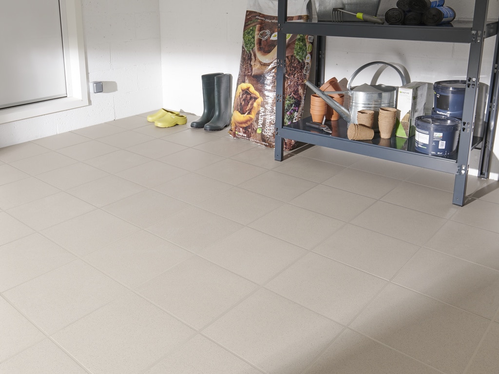 Gresie exterior, gri, ceramica, acoperire 1.66 mp/cutie, patrata, 4 PEI porphyre