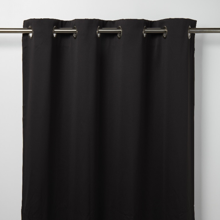Draperie Vestris, negru, 140 x 260 cm • GoodHome