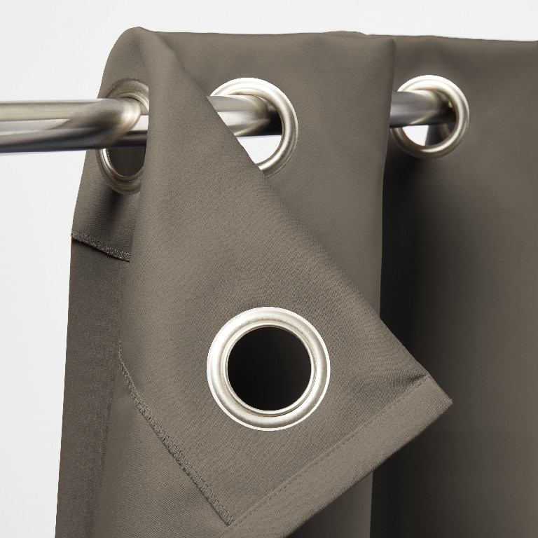 Draperie Vestris, gri, 140 x 260 cm • GoodHome