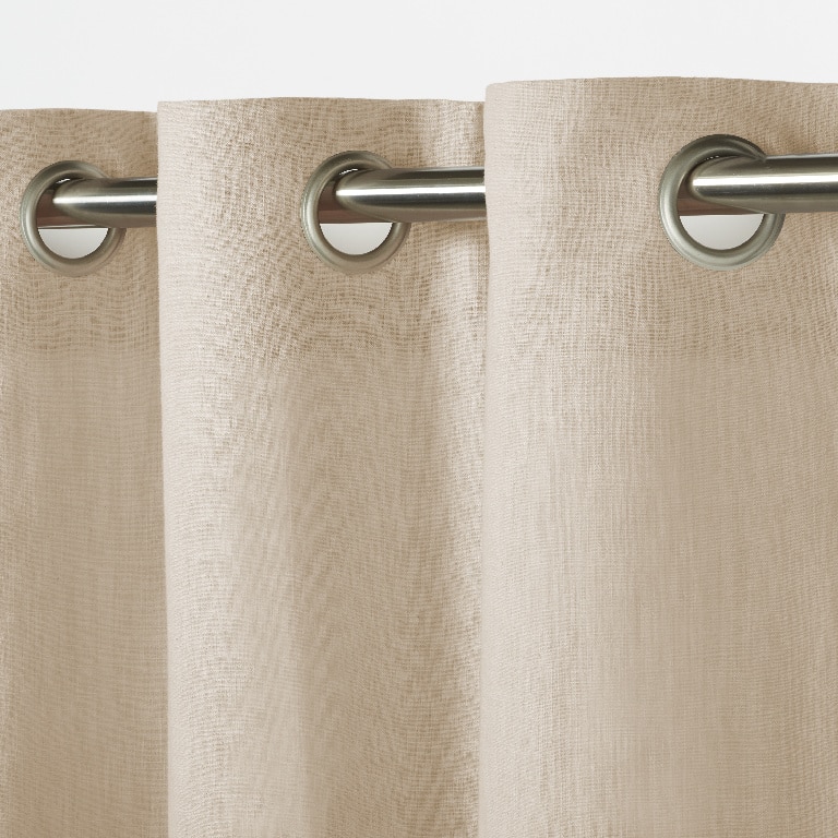 Draperie Dellys, crem, 130 x 260 cm  • GoodHome