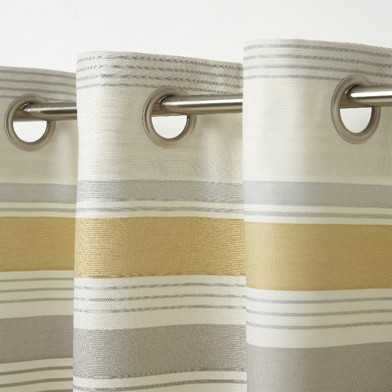 Draperie Humber, multicolor, 140 x 260 cm, galbena • GoodHome