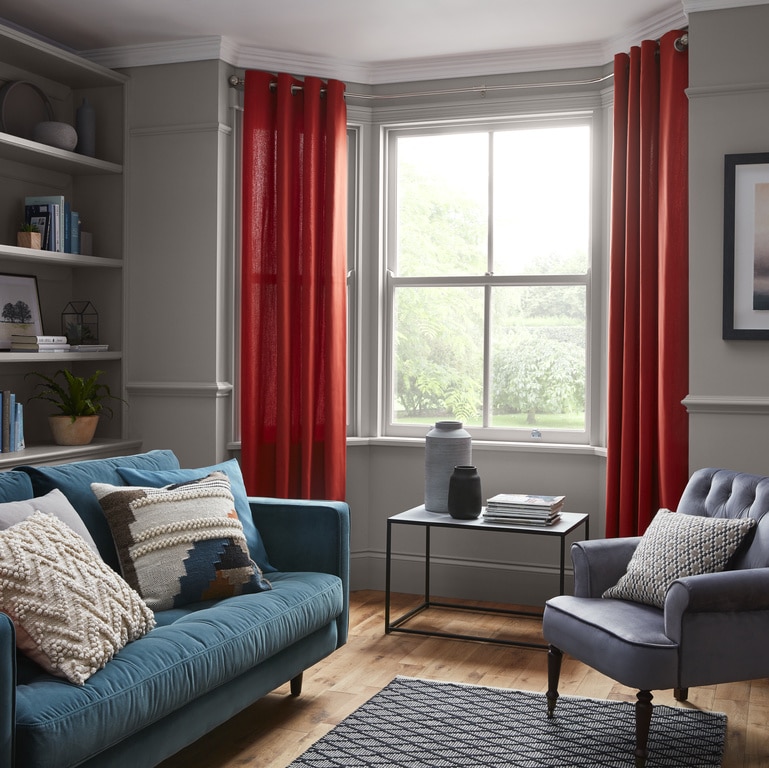 Draperie Taowa, portocaliu, 140 x 260 cm  GoodHome