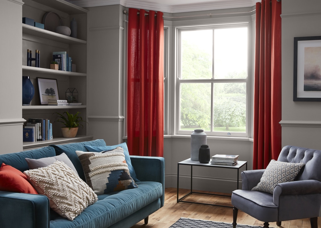 Draperie Taowa, portocaliu, 140 x 260 cm  GoodHome