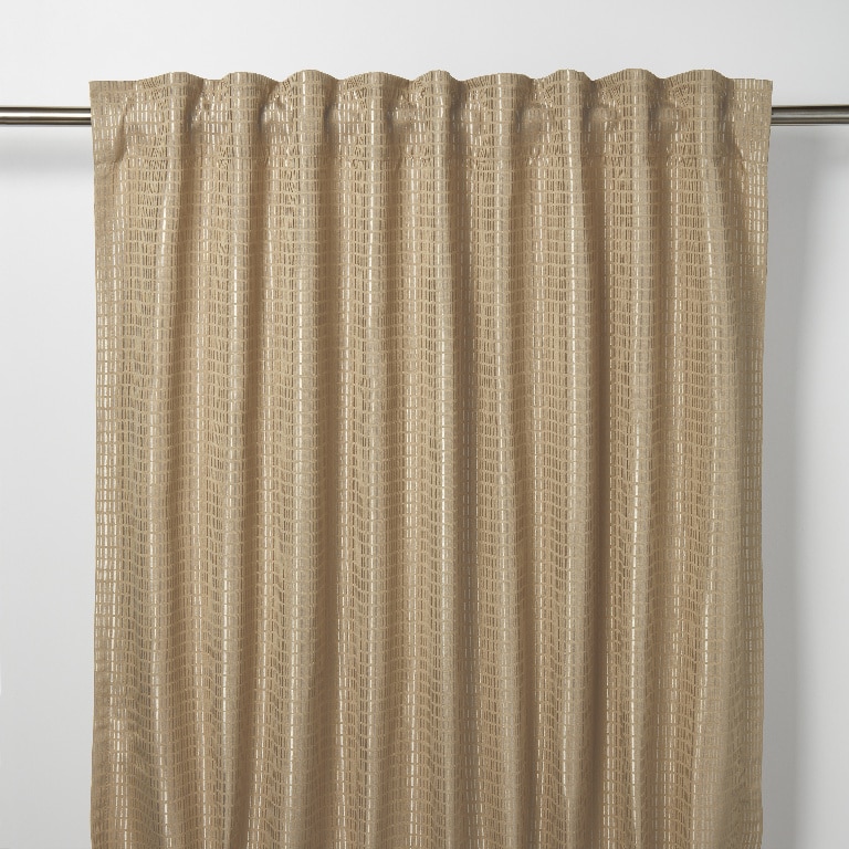 Draperie Mandlay, bej, 140 x 260 cm • GoodHome