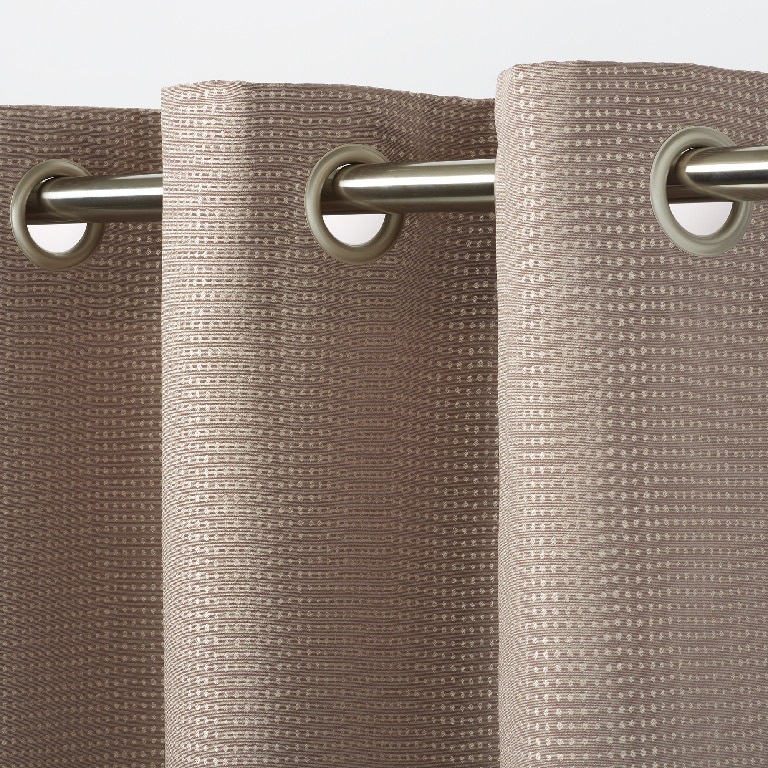 Draperie GOODHOME Thanja, 140 x 260 cm, semi-opac, ivoire