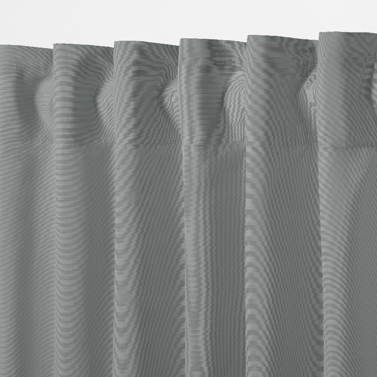 Draperie Klama, gri, 140 x 260 cm • GoodHome