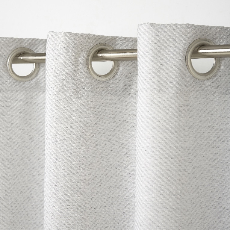 Draperie Danville, alb, 140 x 260 cm  GoodHome