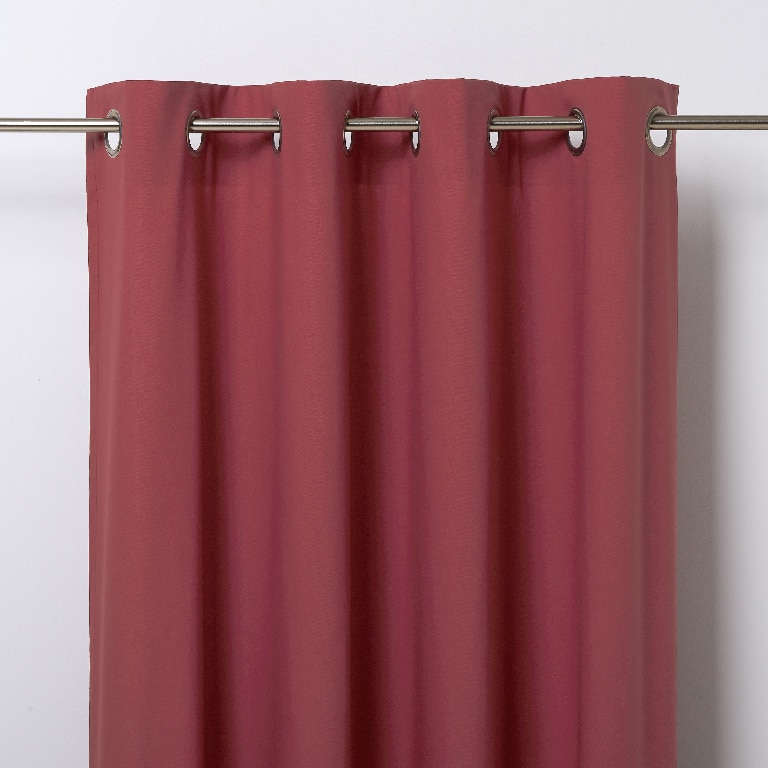 Perdea Hiva, rosu, 2.6 x 1.4 m • GoodHome