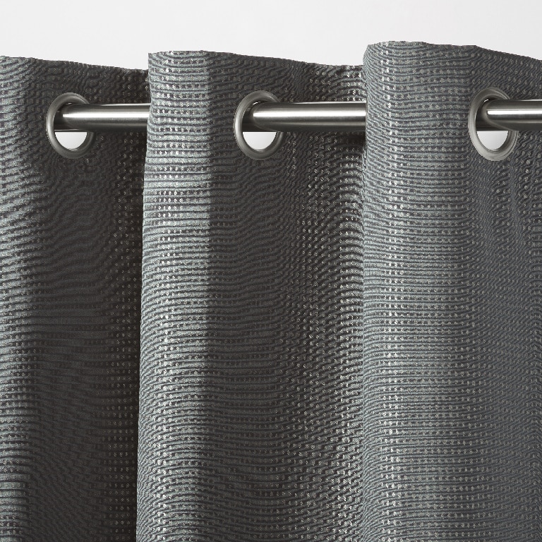 Draperie Thanja, 140 x 260 cm, gri • GoodHome