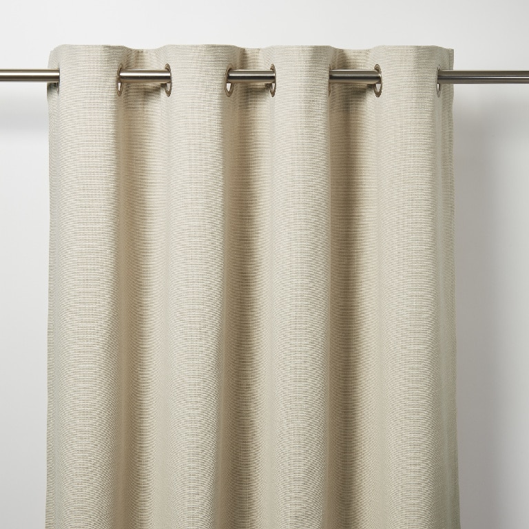 Draperie GOODHOME Tiga, poliester, 140 x 260 cm, crem