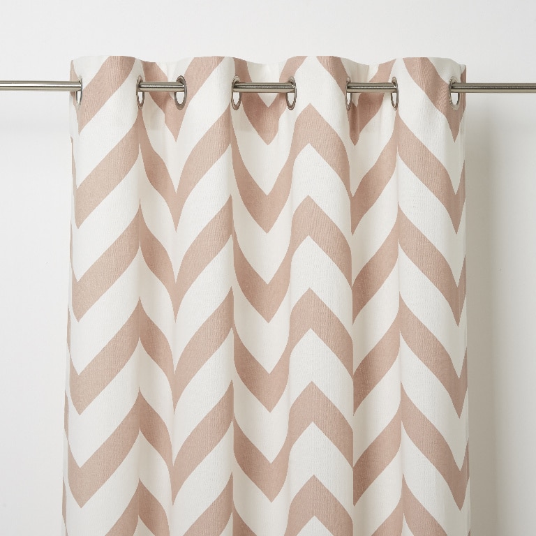 Perdea Wabana, roz, 2.6 x 1.4 m  GoodHome