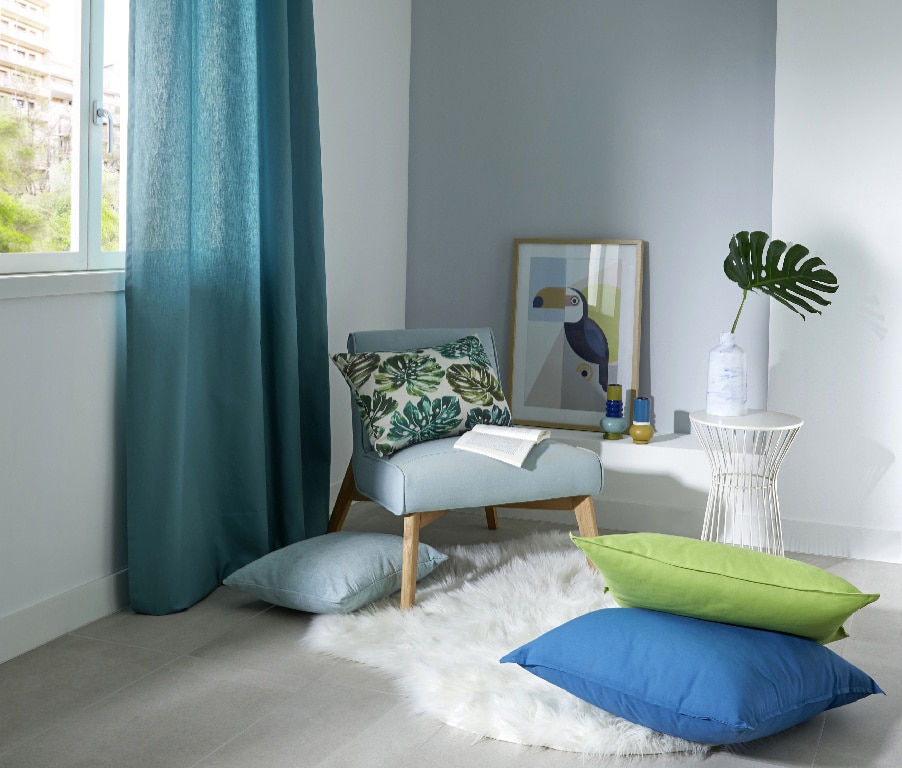 Perdea Hiva, verde, 2.6 x 1.4 m  GoodHome