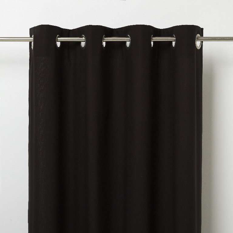 Perdea Hiva, negru, 2.6 x 1.4 m • GoodHome