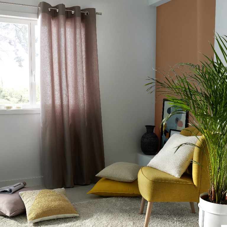 Perdea Hiva, maro, 2.6 x 1.4 m  GoodHome