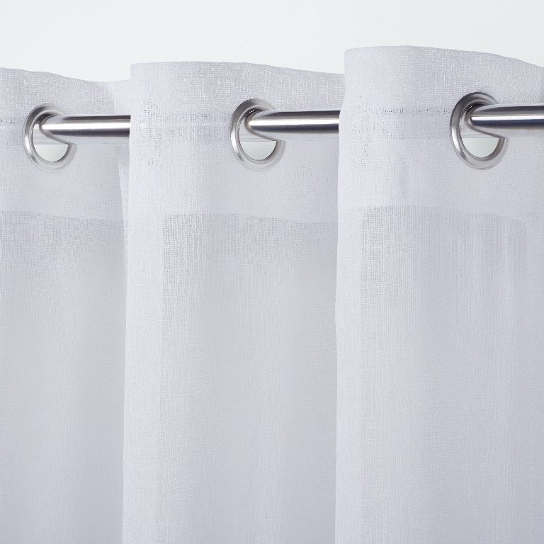 Perdea Damak, alb, 2.6 x 1.4 m • GoodHome