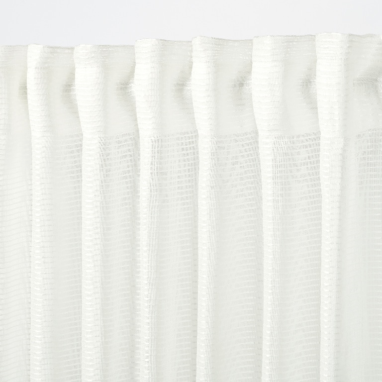 Perdea Fola, alb, 2.6 x 1.4 m • GoodHome