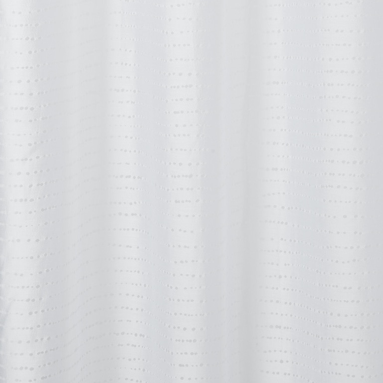 Perdea Succusa, alb, 2.6 x 1.4 m, dungi GoodHome