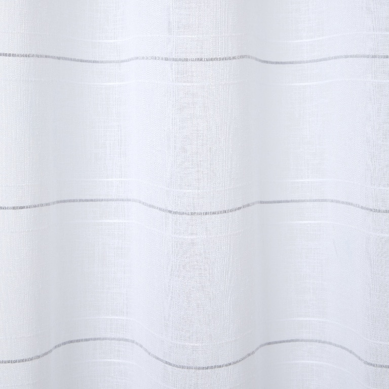Perdea voal GOODHOME Rizal, poliester, 140 x 260 cm, alb