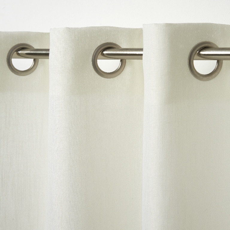 Perdea Kippens, alb, 2.6 x 1.4 m • GoodHome