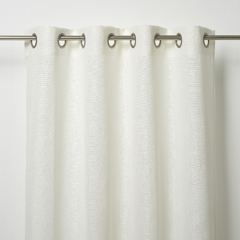 Perdea Kippens, alb, 2.6 x 1.4 m • GoodHome