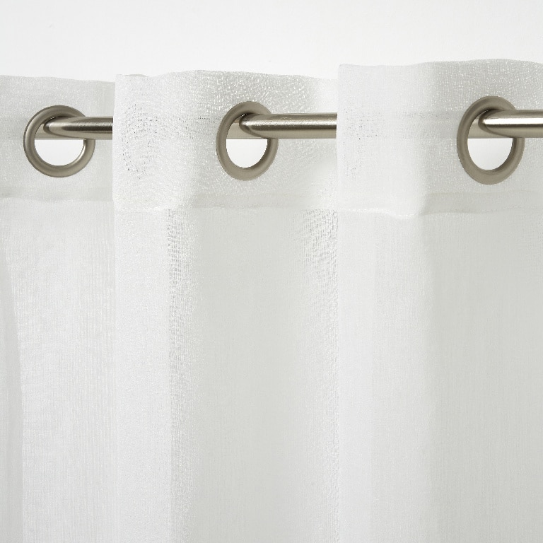 Perdea Yena, alb, 2.6 x 1.4 m, poliester • GoodHome