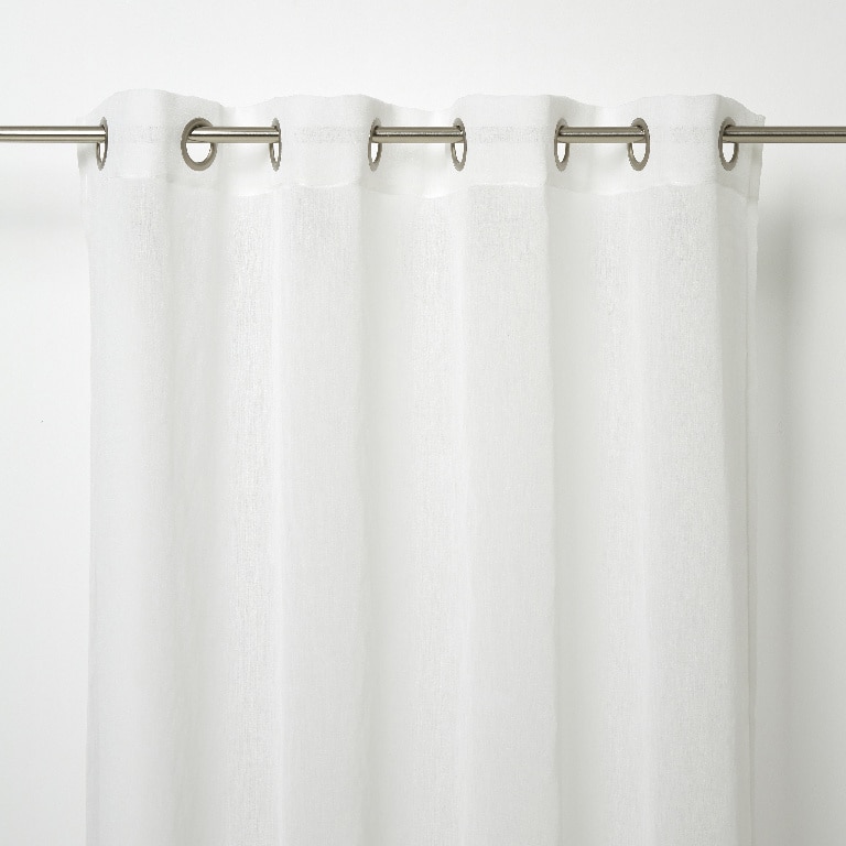 Perdea Yena, alb, 2.6 x 1.4 m, poliester • GoodHome