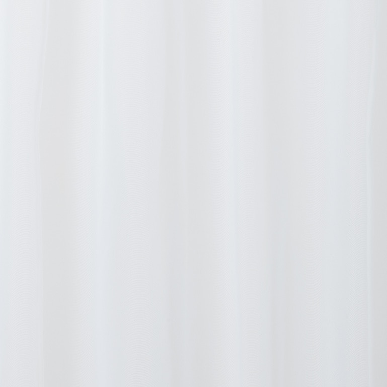 Perdea voal, poliester, 140 x 260 cm, alb