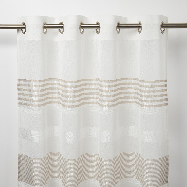Perdea Iris, bej, 2.6 x 1.4 m • GoodHome