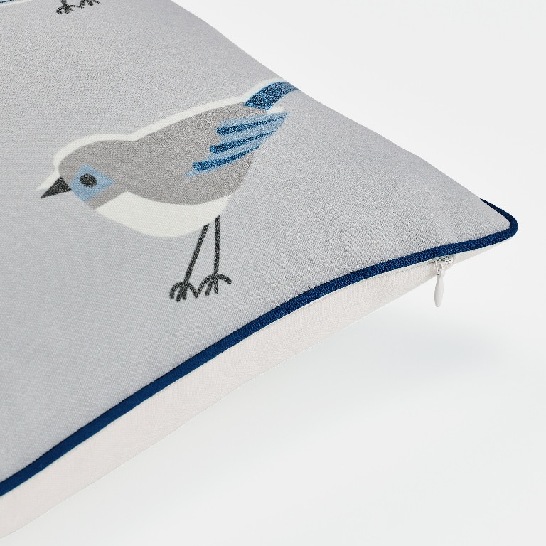 Perna gri si albastru, 30 x 50 cm  Aventurina