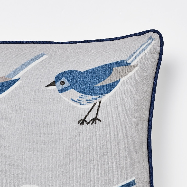 Perna gri si albastru, 30 x 50 cm  Aventurina