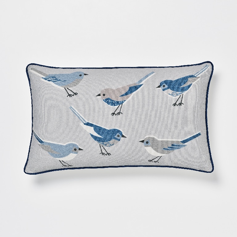 Perna gri si albastru, 30 x 50 cm  Aventurina