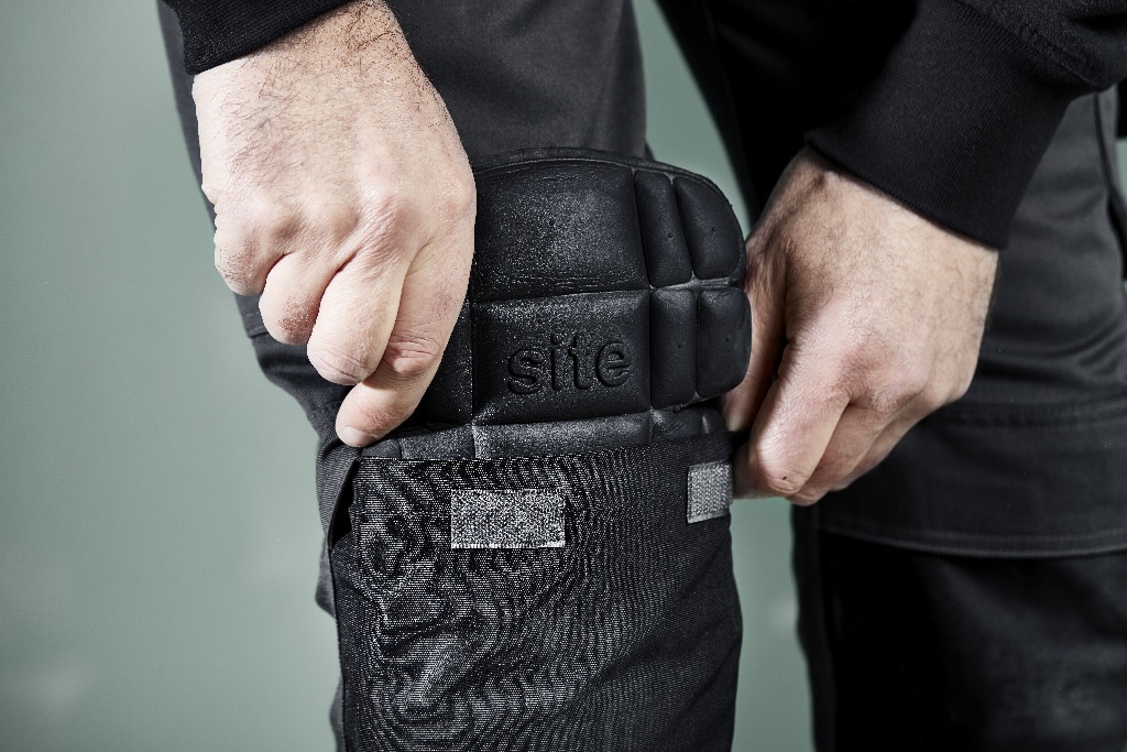 Insertie pentru genunchiere Site, din spumă de etilen-acetat de vinil, negru, 2 bucati 