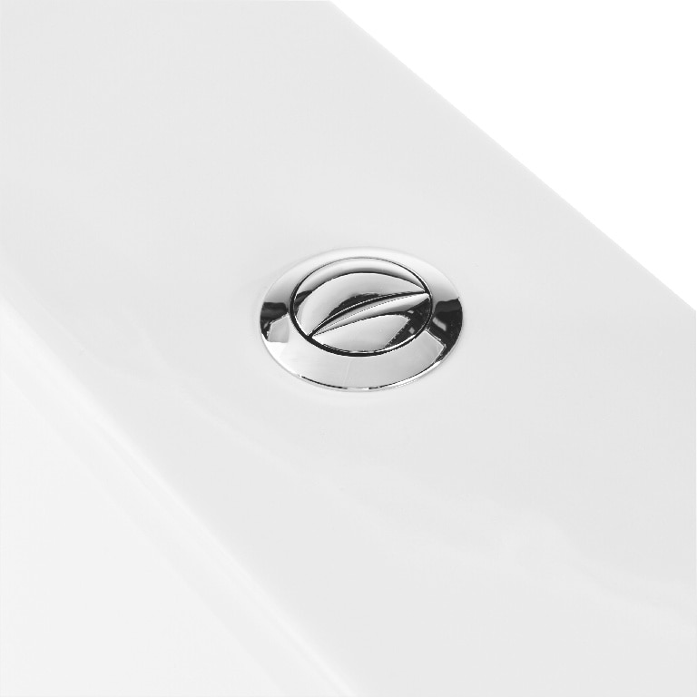 Set vas WC GoodHome Teesta, portelan, rezervor 3-6 l, capac SoftClose, alb