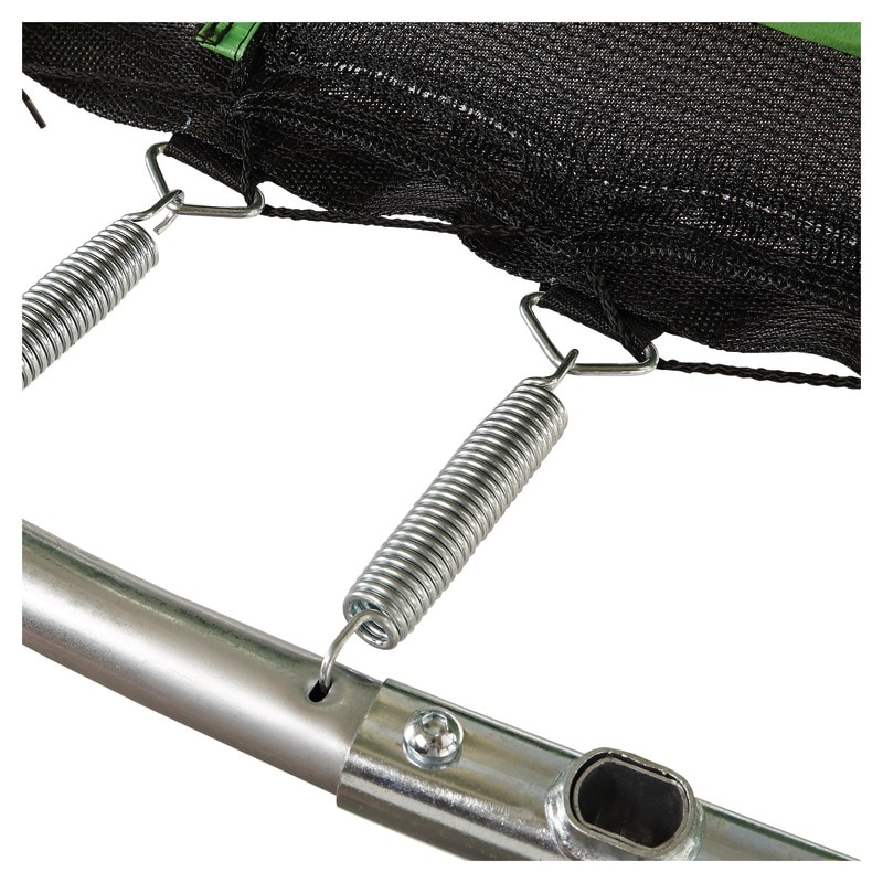 Trambulina de gradina cu plasa, diametru 244 cm, verde