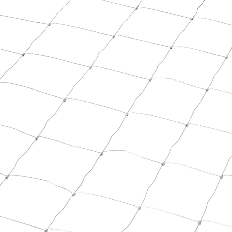 Gard din sarma cu noduri, otel, 100 x 5000 cm  Blooma