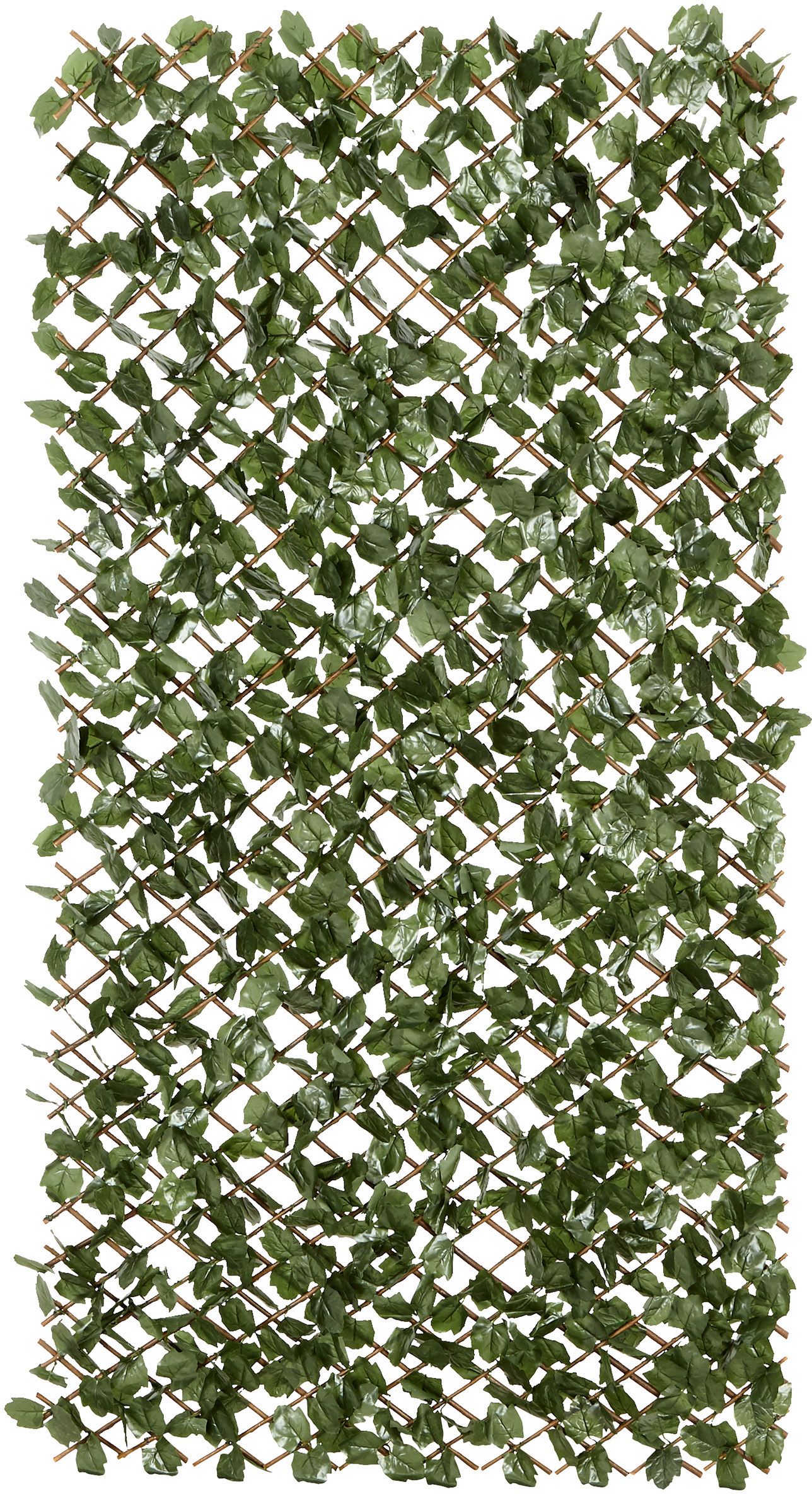 Extensie gard din salcie si geotextil, lemn/textil, 100 x 200 cm • Blooma
